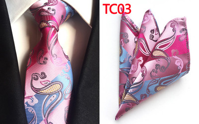 Klasični komplet rupčića sa svilenom kravatom za vjenčanje