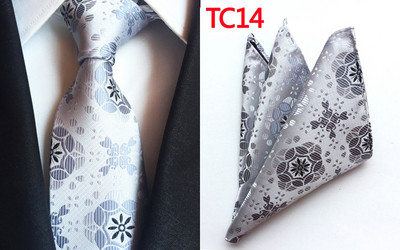 Klasični komplet rupčića sa svilenom kravatom za vjenčanje