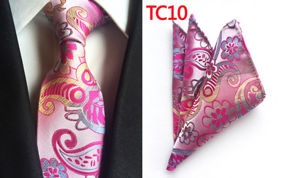 Klasični komplet rupčića sa svilenom kravatom za vjenčanje