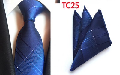 Klasični komplet rupčića sa svilenom kravatom za vjenčanje