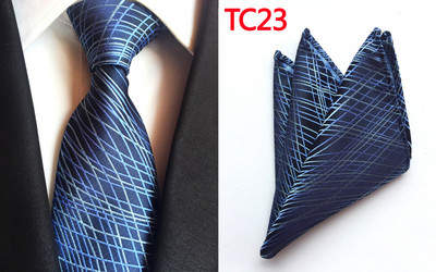 Klasični komplet rupčića sa svilenom kravatom za vjenčanje