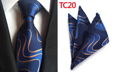 Klasični komplet rupčića sa svilenom kravatom za vjenčanje