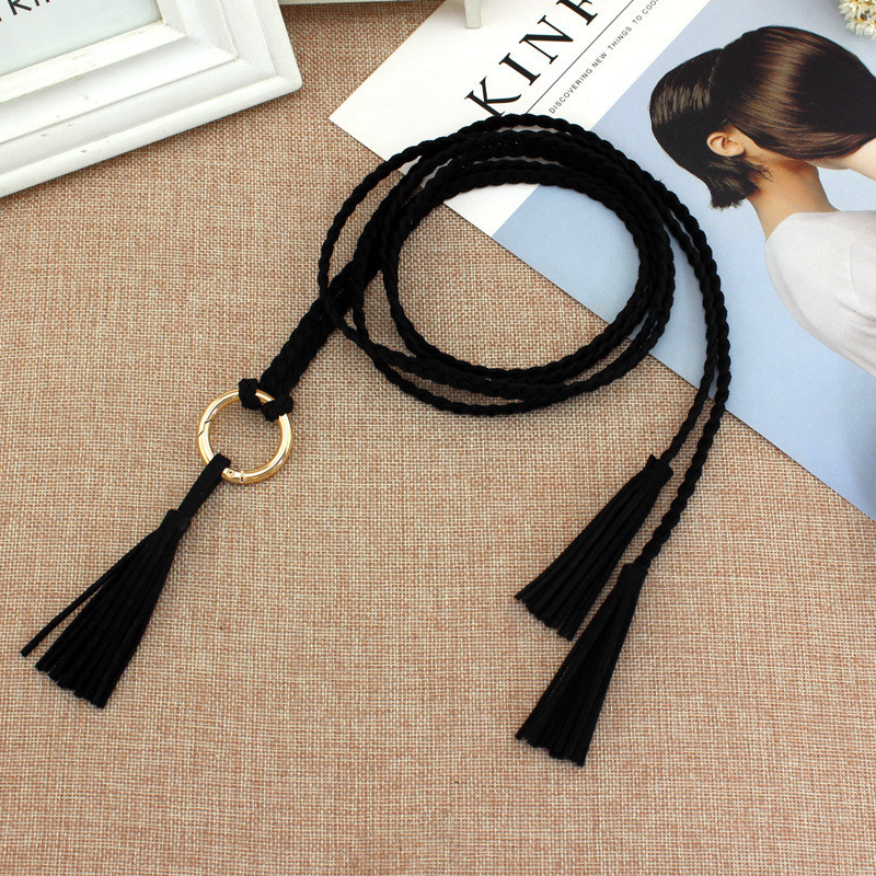 AWAYTR zamšādas auduma mezglota plāna josta ar augstu jostasvietu pušķis Cummerbund šauri regulējami aksesuāri kleitai ikdienas biksēm, džinsiem