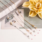 Ötvözet láncok Szemüvegek Fűzők Női Maszktartó Szemüveg láncok Zsinór Elveszett 2022 Divat Ékszerek Egyszerű Új