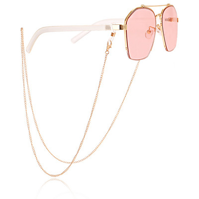 Jednostavne naočale od legure zlatne boje Lanac Maska Naočale Lanci Uzica Remen Uže Ležerno Modni nakit 2022. Poklon Novo