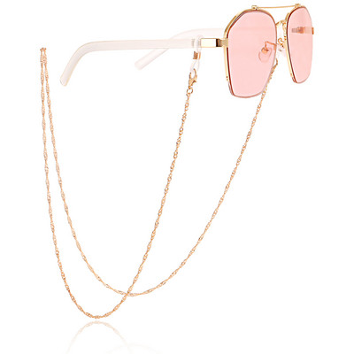 Jednostavne naočale od legure zlatne boje Lanac Maska Naočale Lanci Uzica Remen Uže Ležerno Modni nakit 2022. Poklon Novo