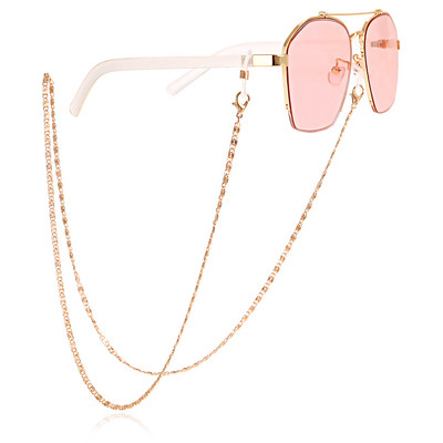 Jednostavne naočale od legure zlatne boje Lanac Maska Naočale Lanci Uzica Remen Uže Ležerno Modni nakit 2022. Poklon Novo