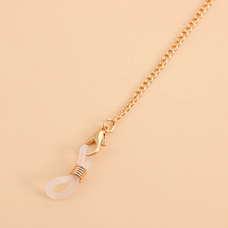 Jednostavne naočale od legure zlatne boje Lanac Maska Naočale Lanci Uzica Remen Uže Ležerno Modni nakit 2022. Poklon Novo