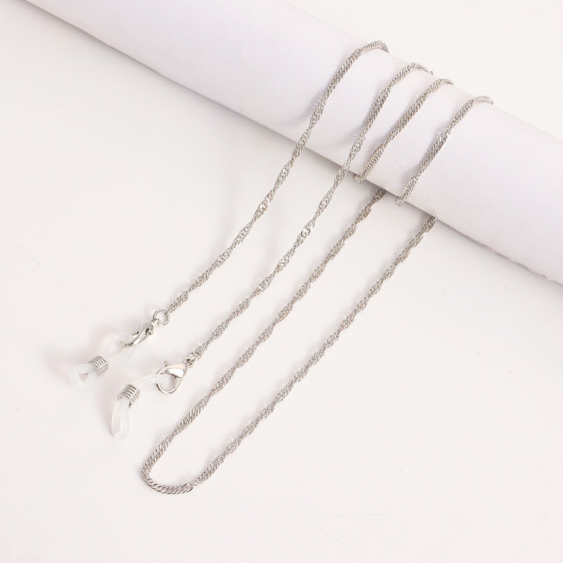 Lanci s vodenim valovima od legure Uže za naočale za žene Držač za masku Lanci za naočale Uže za oči Anti-lost Modni nakit 2022. Jednostavan