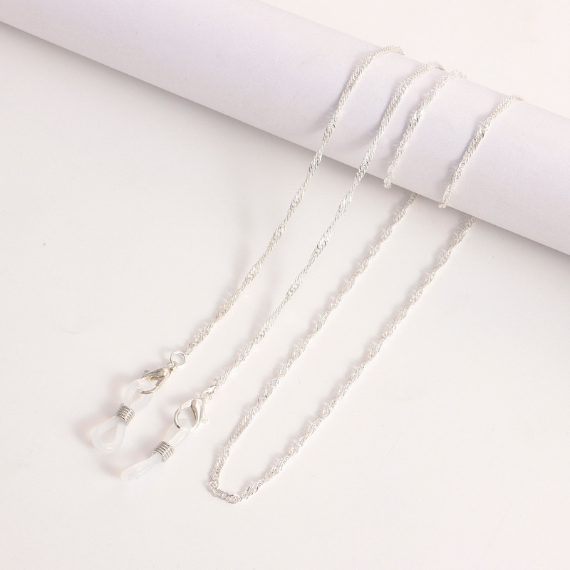 Lanci s vodenim valovima od legure Uže za naočale za žene Držač za masku Lanci za naočale Uže za oči Anti-lost Modni nakit 2022. Jednostavan