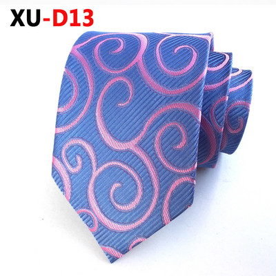 2018. Nova svilena višebojna točkasta plava kravata Poslovna modna luksuzna kravata Svečani dodaci za haljine Muške kravate