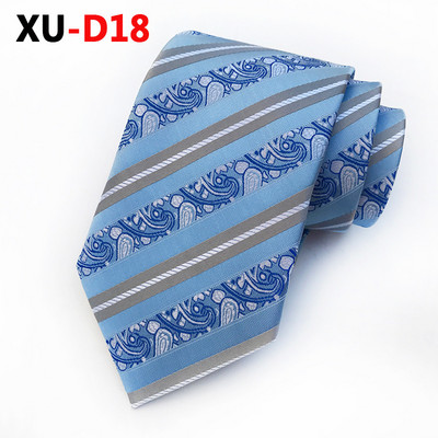 2018. Nova svilena višebojna točkasta plava kravata Poslovna modna luksuzna kravata Svečani dodaci za haljine Muške kravate