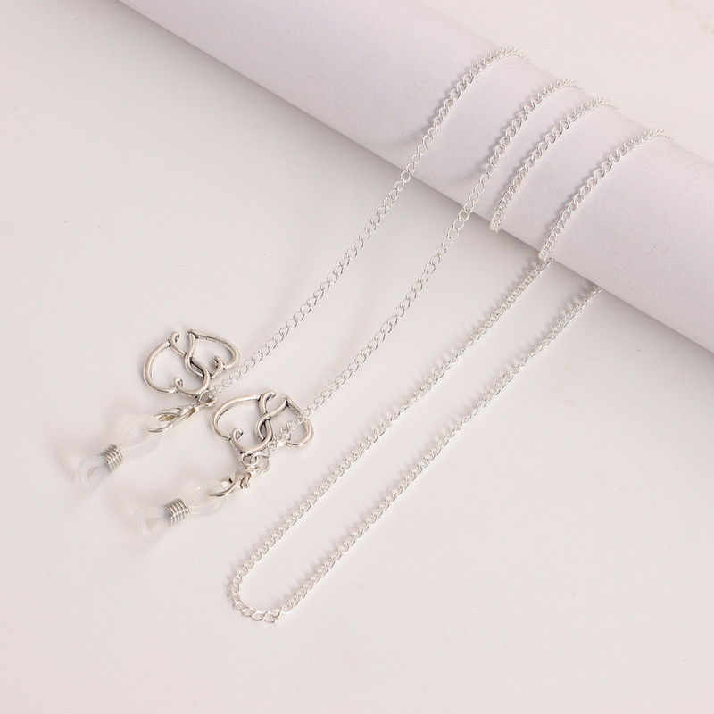 Kahekordne õõnes Südamekett Prillid Paelad Naistele Maskihoidja Prillid Ketid Kaotusevastased 2022 Moeehted Uus