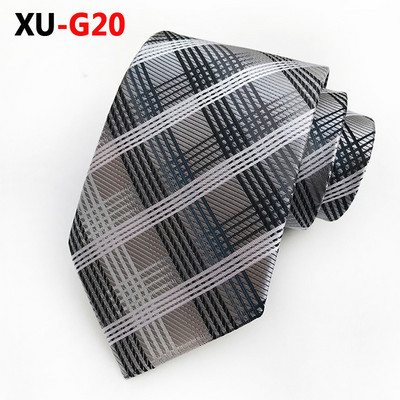 Modna muška klasična karirana kravata s 20 uzoraka za muškarce Vjenčane kravate za poslovne zabave za muškarce Svečana haljina Kravata visoke kvalitete