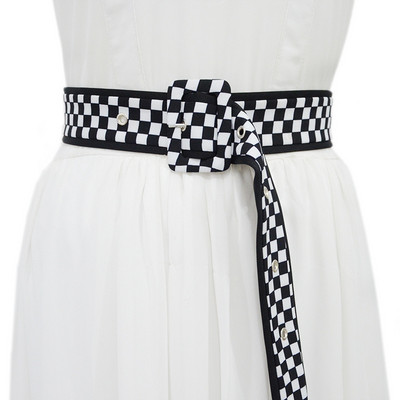 Narančasti platneni široki remen za žene Luksuzni dizajn Modni ležerni kaput Košulja Ukrasni pojas Gotički retro Y2k ženski pojas