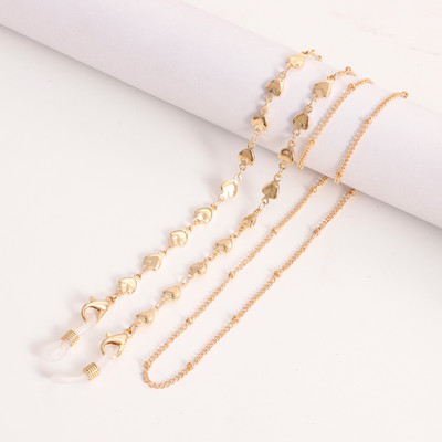 Ötvözet Szív Pillangó Levele Szemüveg Láncok Zsinórok Női Maszktartó Szemüvegek Lánczsinórok Elveszett 2022-es divatékszerek