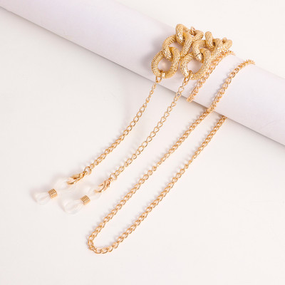 Ötvözet szemüvegek lánc arany színű napszemüveg pántok maszk nyaklánc női nyaktartó kötélszíj 2022 divat ékszerek új