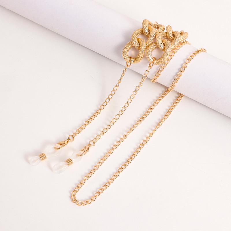 Ötvözet szemüvegek lánc arany színű napszemüveg pántok maszk nyaklánc női nyaktartó kötélszíj 2022 divat ékszerek új