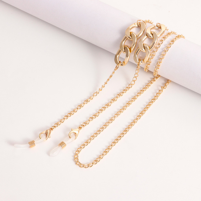 Ötvözet szemüvegek lánc arany színű napszemüveg pántok maszk nyaklánc női nyaktartó kötélszíj 2022 divat ékszerek új