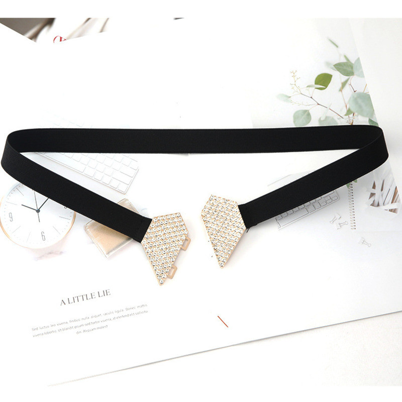 2023 Cureaua pentru femei Love Diamond Catarama Cureaua Costum in stil francez Decorare talie Bandă elastică Cămașă Rochie Acoperire pentru talie