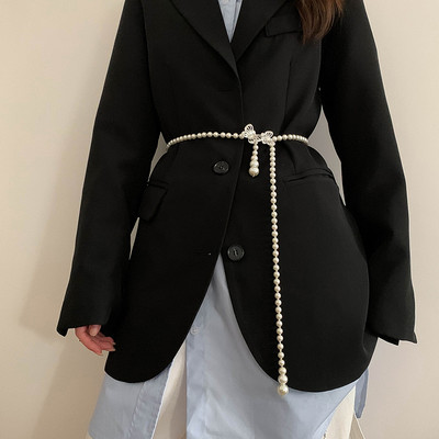 Ženski lanac Biserni remen Modni remen Luksuzni lanac oko struka za haljinu Rese Dekoracija Leptir cvijet Vjenčani lanac Remen 401