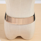 Cataramă metalică de modă pentru damă, centură lată elastică, decorare nouă, centură de rochie pentru femei, curele de brand de lux de calitate superioară pentru femei