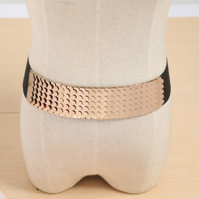 Cataramă metalică de modă pentru damă, centură lată elastică, decorare nouă, centură de rochie pentru femei, curele de brand de lux de calitate superioară pentru femei