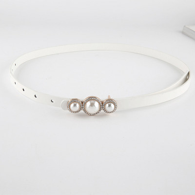 Õhukesed kristallid Pärlid rihm Reguleeritav nahast rihm metallist pandlaga vöörihm kleit seelik vöö peenike rihma kaunistus vöökohtb