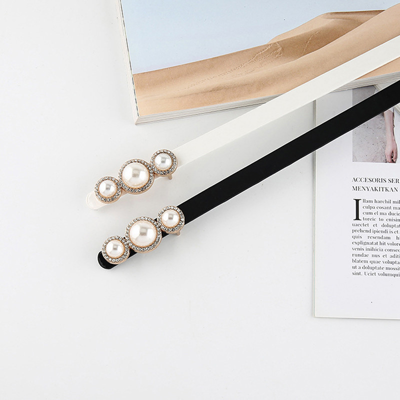 Õhukesed kristallid Pärlid rihm Reguleeritav nahast rihm metallist pandlaga vöörihm kleit seelik vöö peenike rihma kaunistus vöökohtb