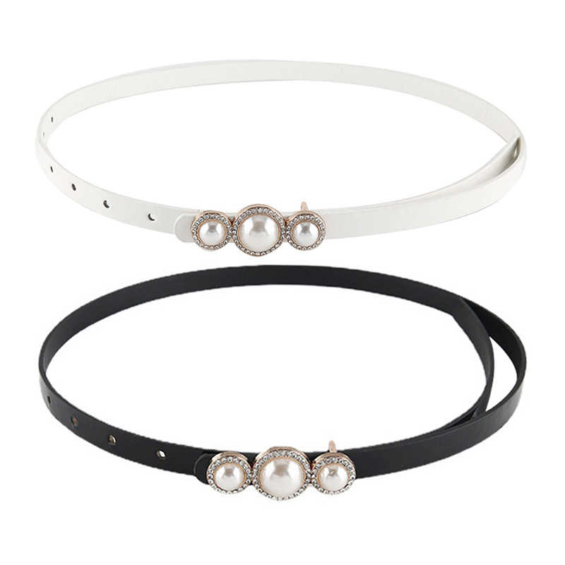 Õhukesed kristallid Pärlid rihm Reguleeritav nahast rihm metallist pandlaga vöörihm kleit seelik vöö peenike rihma kaunistus vöökohtb