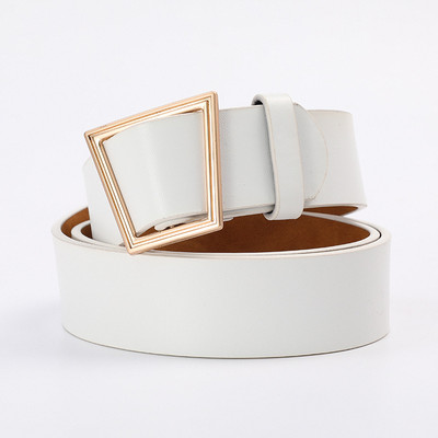 Cureaua de modă coreeană pentru femei, ocazional, versatilă, din piele PU, blugi, centuri de rochie, de designer de înaltă calitate, centură reglabilă 3,0 cm