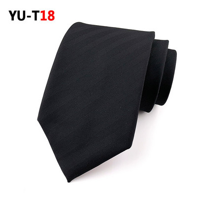 Nova muška kravata Klasična mrežasta pruga 8 cm Jacquard Kravata Corbatas Haljina Modni dodaci Dnevna odjeća Kravata Poklon za svatove