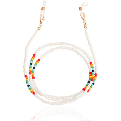 Raznobojne trake za naočale s perlama u obliku sjemenki, trake za žene, držač maske, lančići za naočale, vezica protiv gubitka Modni nakit za 2022. Jednostavan, nov