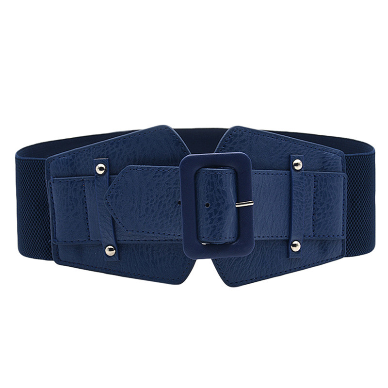 Luksuzni ženski široki remen, elastična vintage kopča, široka modna divlja kopča, ženski remen oko struka, brtveni remen