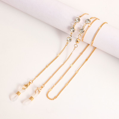 Vezice za naočale od imitacije bisera sa vještačkim dijamantima za žene Držač maske Lanci za naočale Uzice protiv gubitka Modni nakit 2022.