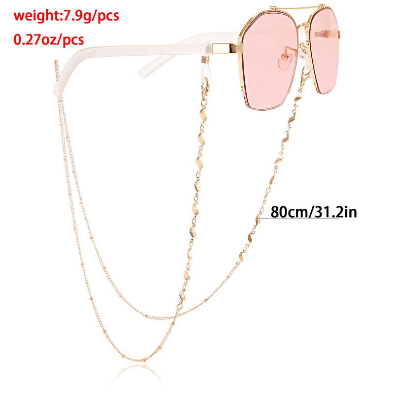 Lanac od legure Geometrijski lančići za naočale Trake za žene Držač maske Lanac za naočale Traka Anti-lost Modni nakit 2022 Novo