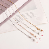 Sulamist lugemisprillid kett päikeseprillid nöörid vabaaja prillide rihm köis maskid kaelakee metallist ketid 2022 moeehted uus