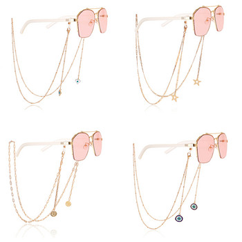 Απομίμηση Pearls Beads Alloy Butterfly Glasses Chain Mask Holding Lanyard Chains Κορδόνια Casual Glass Chain 2022 Fashion Jewelry
