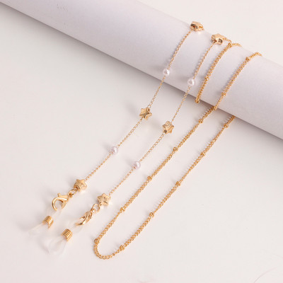 Gonosz Szemutánzat Gyöngyök Kantár Szemüvegek Láncok Napszemüvegek Zsinórok Alkalmi szemüvegszíj Kötél Maszkok Nyaklánc 2022 Divat Ékszerek