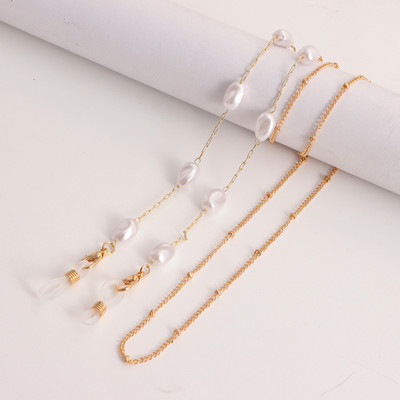 Gonosz Szemutánzat Gyöngyök Kantár Szemüvegek Láncok Napszemüvegek Zsinórok Alkalmi szemüvegszíj Kötél Maszkok Nyaklánc 2022 Divat Ékszerek