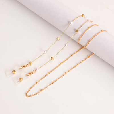 Gonosz Szemutánzat Gyöngyök Kantár Szemüvegek Láncok Napszemüvegek Zsinórok Alkalmi szemüvegszíj Kötél Maszkok Nyaklánc 2022 Divat Ékszerek