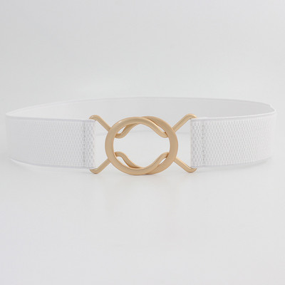 Madingi Suknelių Diržai moterims Paprastas Juosmuo Elastingas Moteriškas Juostelė Apvalia Sagtimi Dekoratyvinis Paltas Megztinis Vakarėlis Diržas su juosta Diržas Dovana