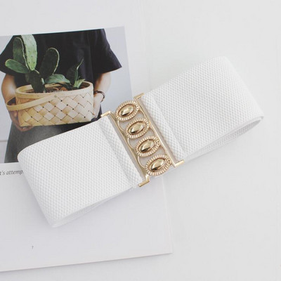 Madingi Suknelių Diržai moterims Paprastas Juosmuo Elastingas Moteriškas Juostelė Apvalia Sagtimi Dekoratyvinis Paltas Megztinis Vakarėlis Diržas su juosta Diržas Dovana