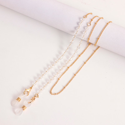 Imitation Pearls Crystal Beads Αλυσίδα Γυαλιά Κορδόνια για Γυναικεία Μάσκα Θήκη Γυαλιά Οράσεως Κορδόνι Anti-Lost 2022 Fashion New