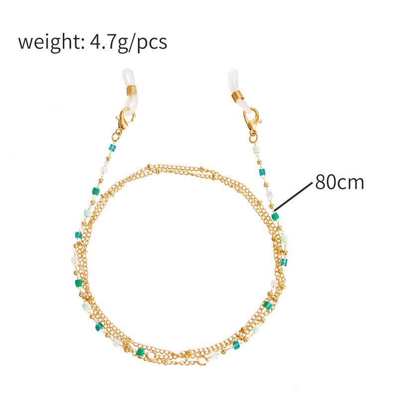 Imitation Pearls Crystal Beads Αλυσίδα Γυαλιά Κορδόνια για Γυναικεία Μάσκα Θήκη Γυαλιά Οράσεως Κορδόνι Anti-Lost 2022 Fashion New