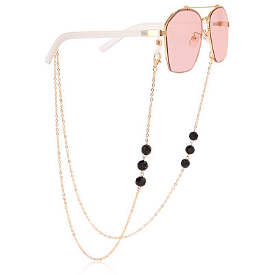 Stiklo karoliukų kaukių grandinėlė dirželiai Akinių grandinėlė mada skaitymo akinių grandinėlė moterims Akiniai nuo saulės Virvelės Kasdienis