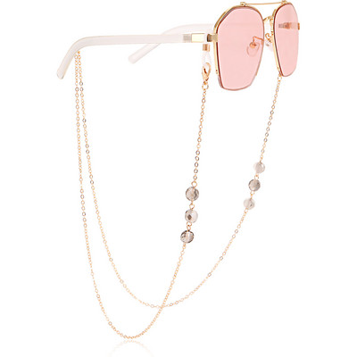 Stiklo karoliukų kaukių grandinėlė dirželiai Akinių grandinėlė mada skaitymo akinių grandinėlė moterims Akiniai nuo saulės Virvelės Kasdienis