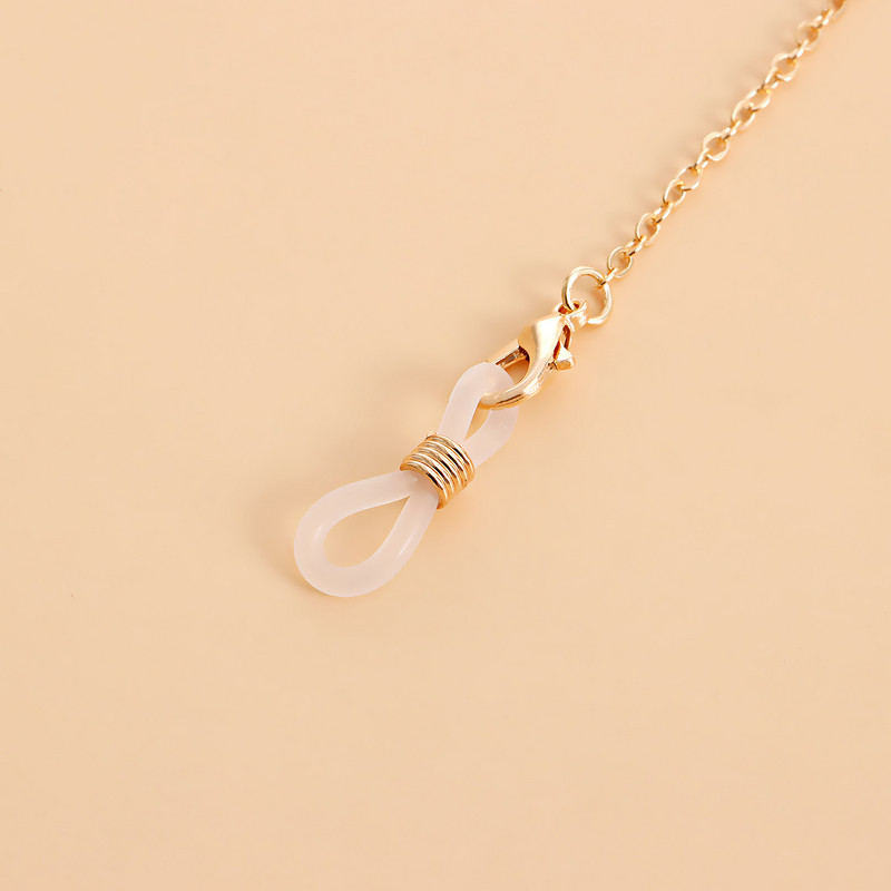 Stiklo karoliukų kaukių grandinėlė dirželiai Akinių grandinėlė mada skaitymo akinių grandinėlė moterims Akiniai nuo saulės Virvelės Kasdienis