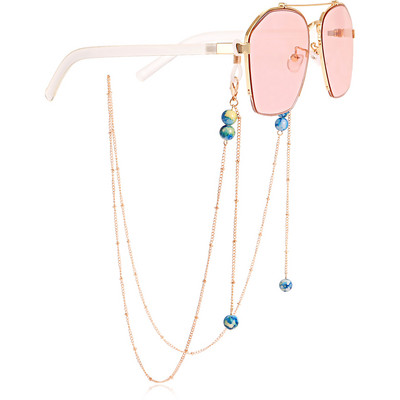 Gyanta gyöngyök Szemüvegek Láncmaszk Tartó Szemüvegek Zsinórok Női Elveszett 2022 Divat Ékszerek Alkalmi Új