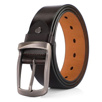 Valódi bőr férfi öv Divat ötvözött övek Csatos luxusmárka farmer övek férfi üzleti öv női öv